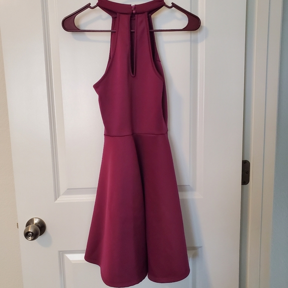 Purple Skater Dress - Picture 2 of 4